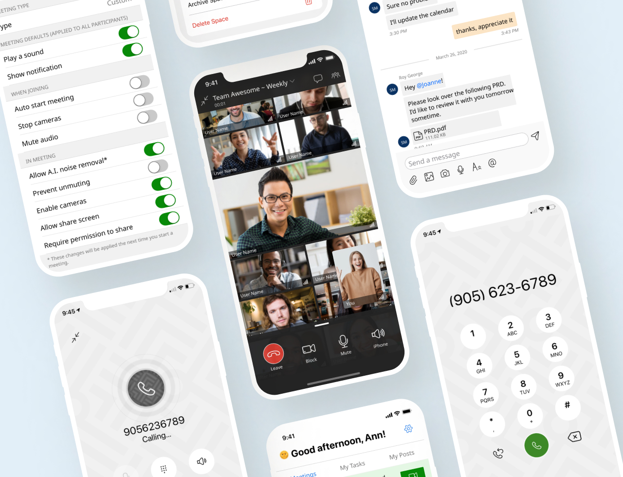 visual example 3 of design work - two tone sculptures